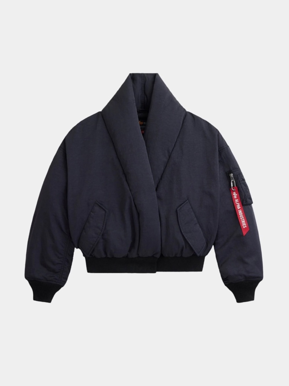 Alpha Industries Shawl Collar Bomber Jacket